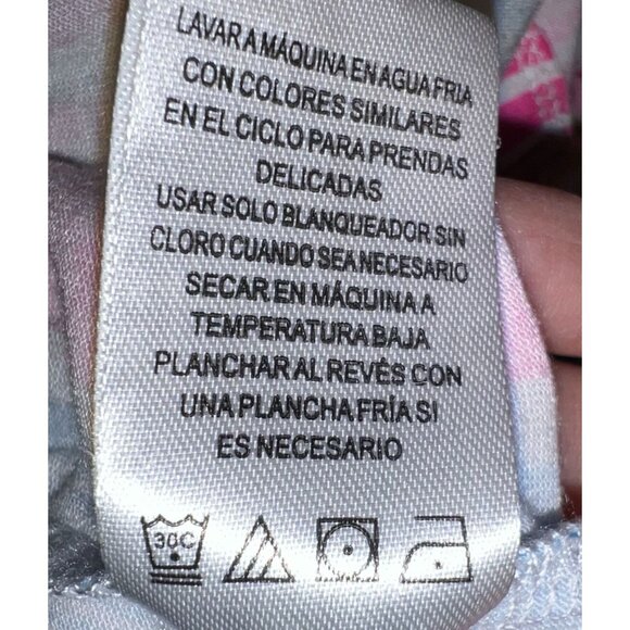 Girls Colorful Striped Smocked Bodice Dress With Ruffle Hem Size XL - Picture 4 of 5